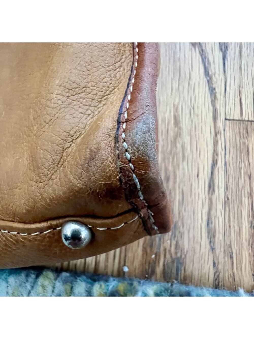 Vintage Artisan Leather Briefcase Unisex Full Grain Patina Bag Filson Academia - Picture 16 of 16